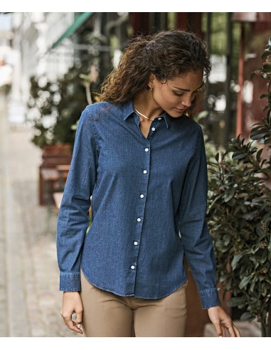 TEE-4005-Womens Denim shirt